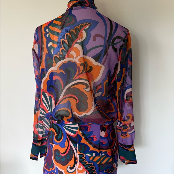 Zara Multicolor Swirl Patterned dress - Picture 3 of 6